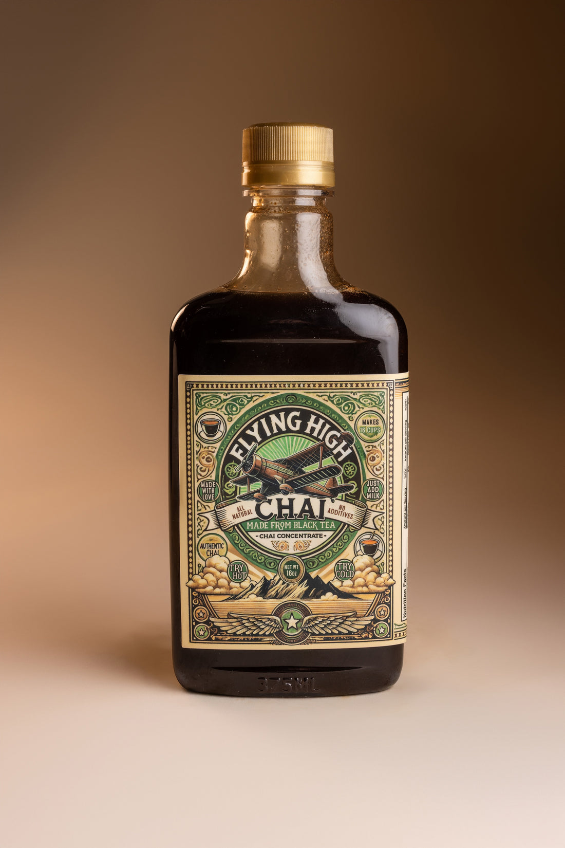 Flying High Chai Concentrate - Personal size (12oz)